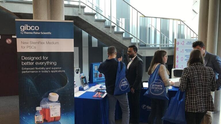 Delegates are able to talk to suppliers in a relaxed atmosphere away from the laboratory.